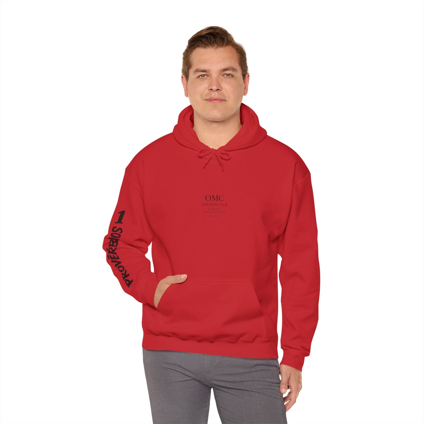 OMC | ONE MAN CLUB — PROVÉRBIO 1 - Heavy Blend Hoodie
