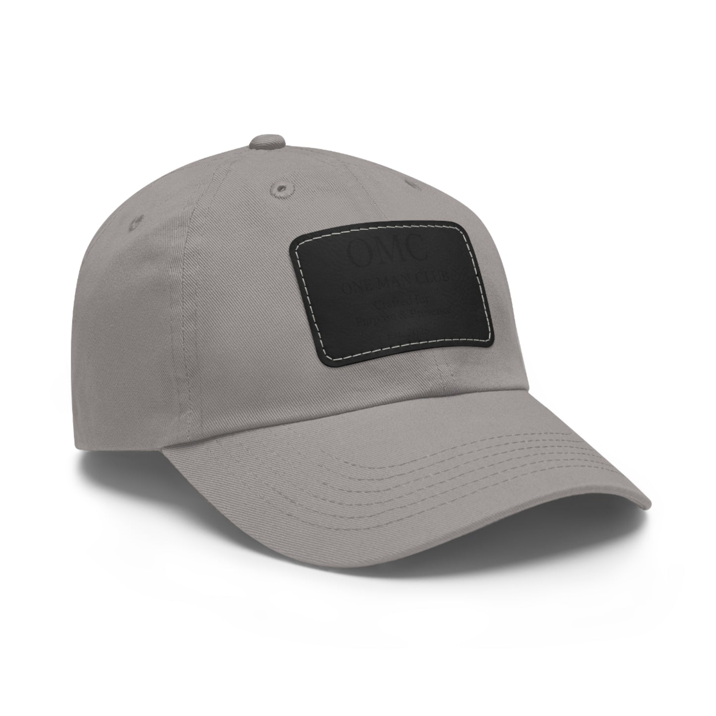 OMC | ONE MAN CLUB — Dad Hat Leather Patch Edition