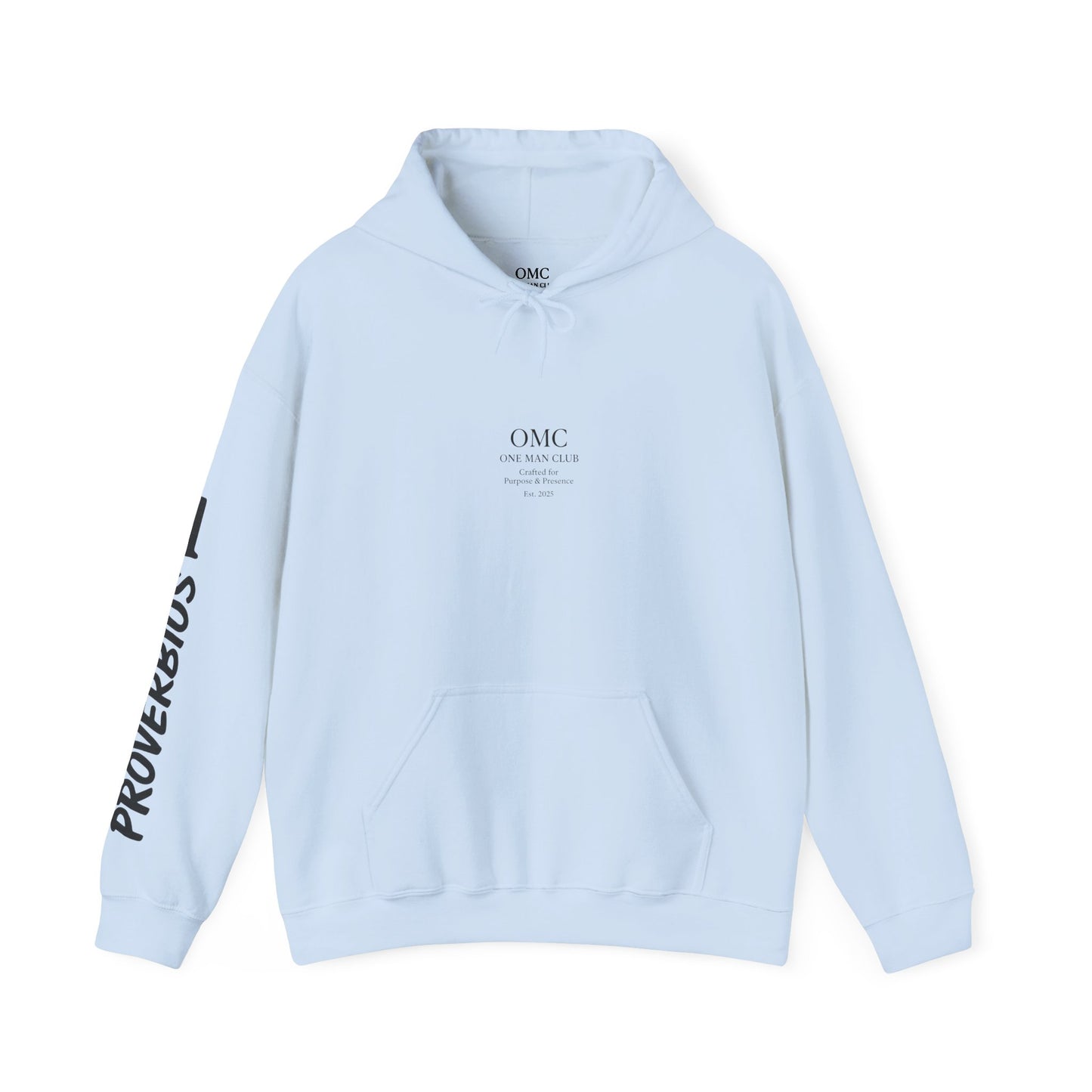 OMC | ONE MAN CLUB — PROVÉRBIO 1 - Heavy Blend Hoodie