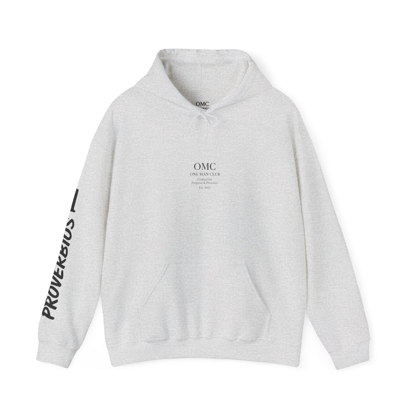 OMC | ONE MAN CLUB — PROVÉRBIO 1 - Heavy Blend Hoodie