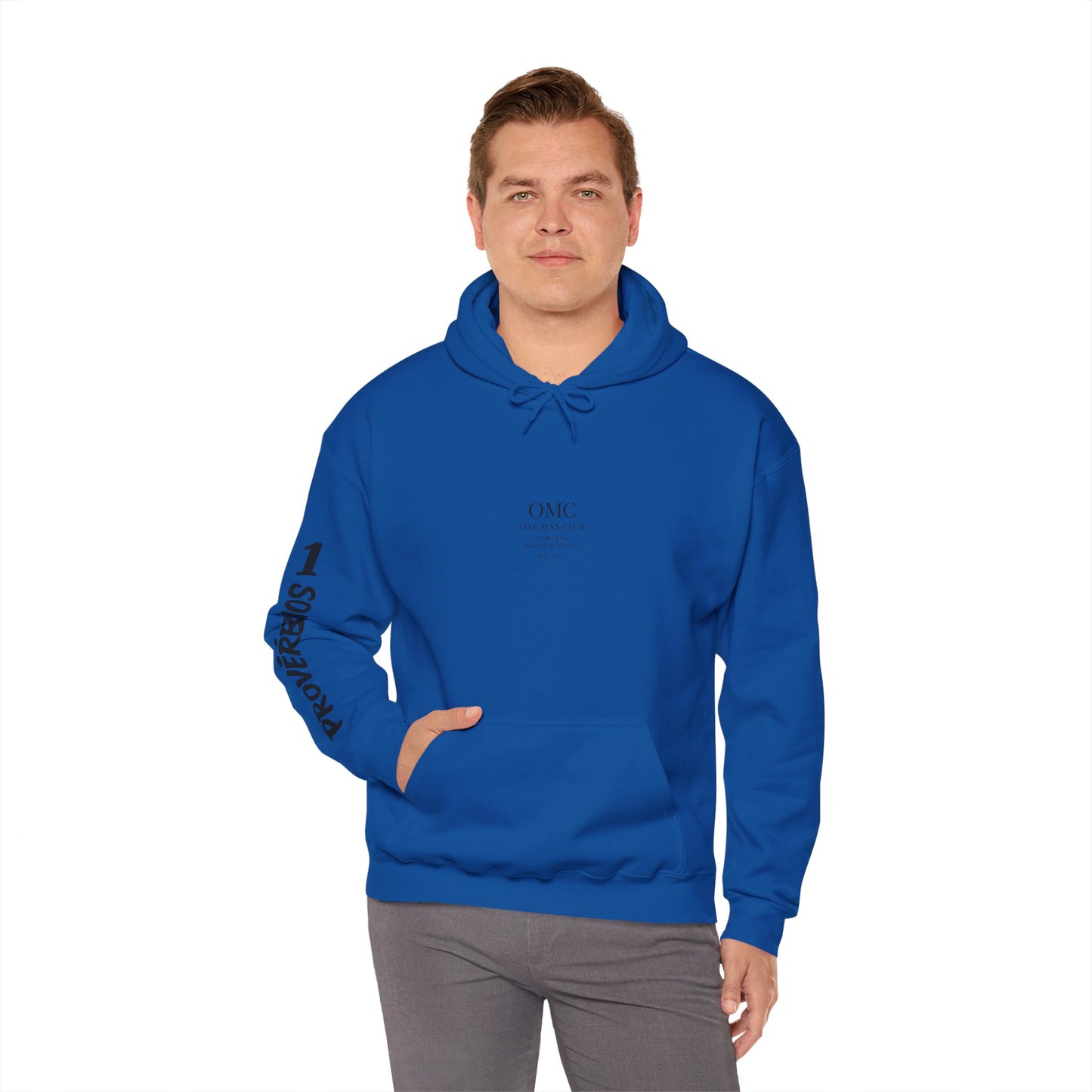 OMC | ONE MAN CLUB — PROVÉRBIO 1 - Heavy Blend Hoodie