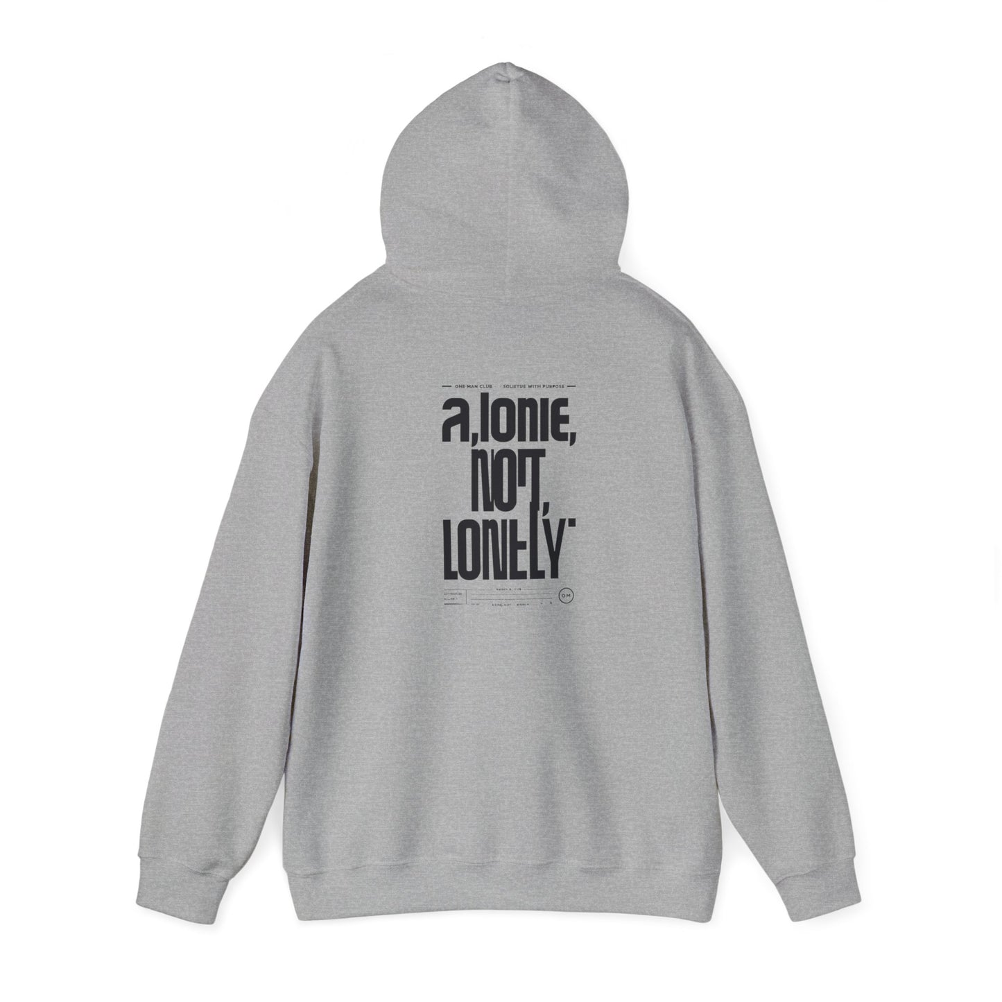 WTO | ONE MAN CLUB — “Alone, Not Lonely” Pullover Hoodie