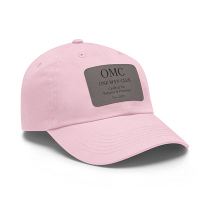 OMC | ONE MAN CLUB — Dad Hat Leather Patch Edition