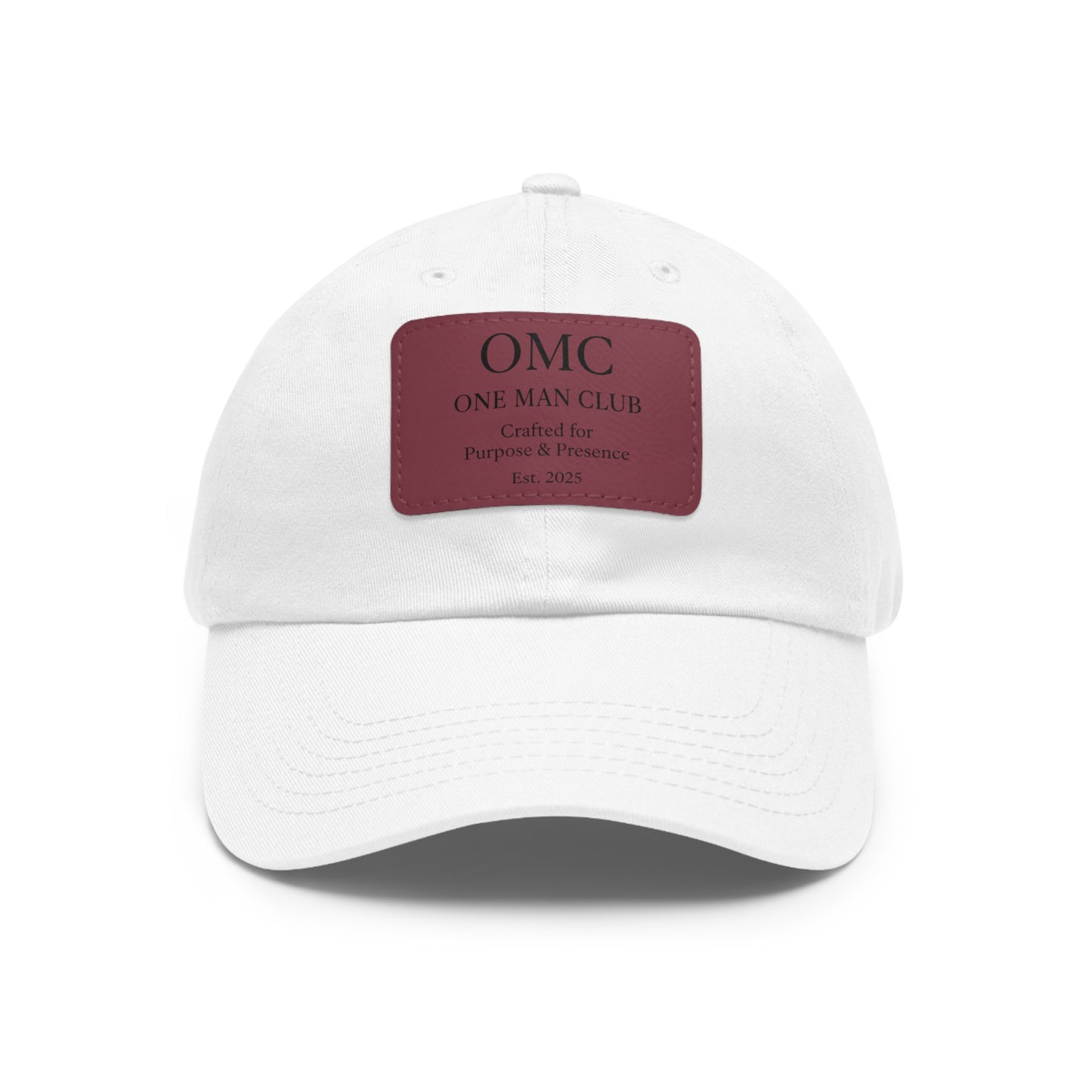 OMC | ONE MAN CLUB — Dad Hat Leather Patch Edition