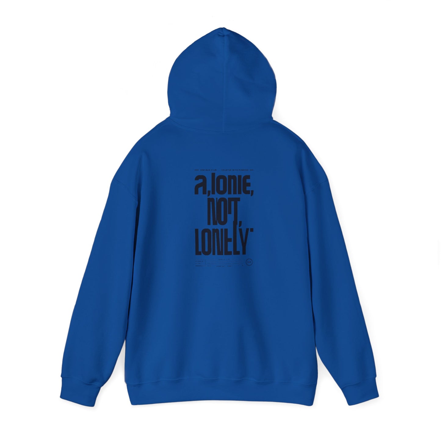 WTO | ONE MAN CLUB — “Alone, Not Lonely” Pullover Hoodie