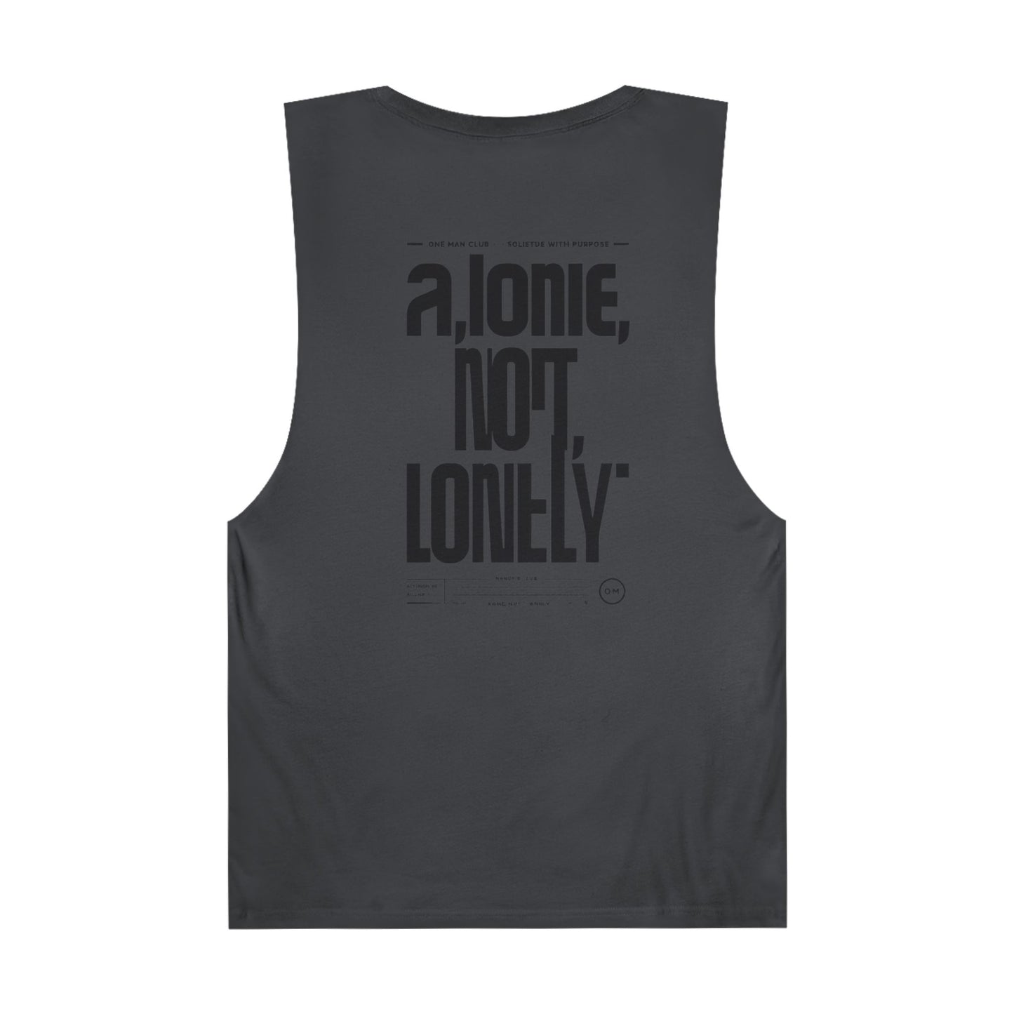WTO | ONE MAN CLUB — Tank Top “Alone, Not Lonely”