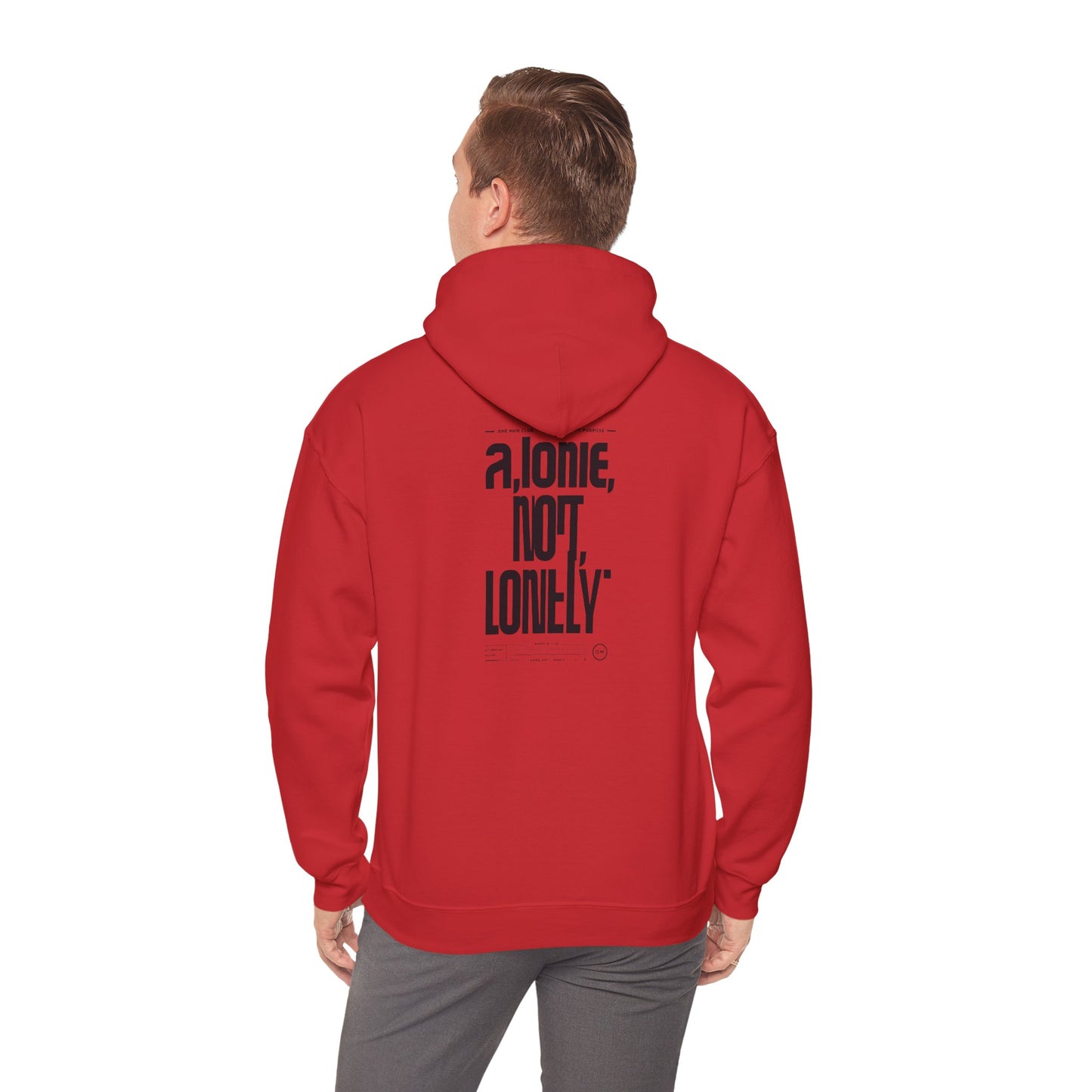 WTO | ONE MAN CLUB — “Alone, Not Lonely” Pullover Hoodie