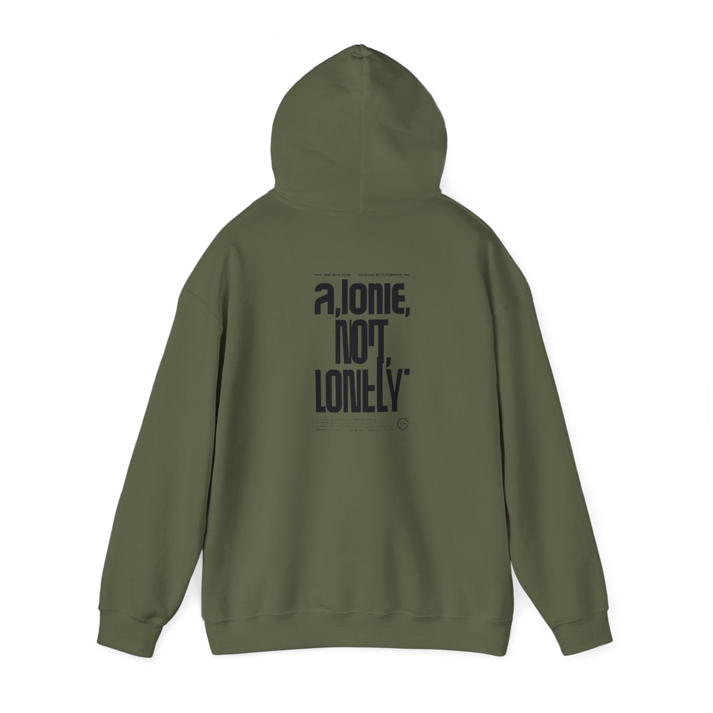 WTO | ONE MAN CLUB — “Alone, Not Lonely” Pullover Hoodie